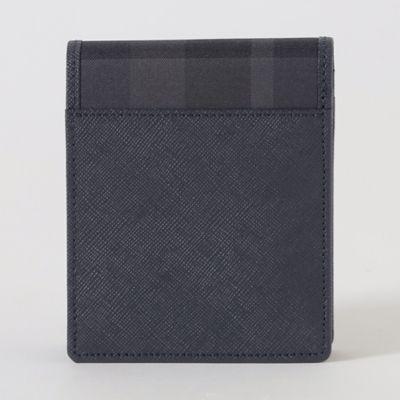 エンボスレザートーナルクレストブリッジチェックコインウォレット（５１２１０３６０＿＿）