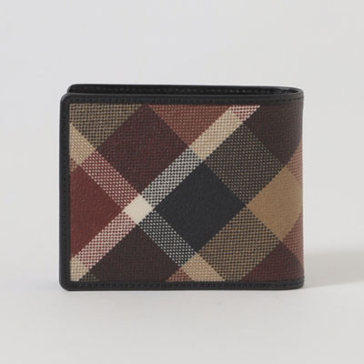 PVCクレストブリッジチェックコインウォレット