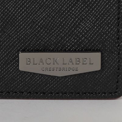 エンボスレザークレストブリッジチェック2つ折りウォレット