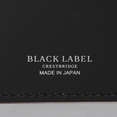 エンボスレザークレストブリッジチェック2つ折りウォレット