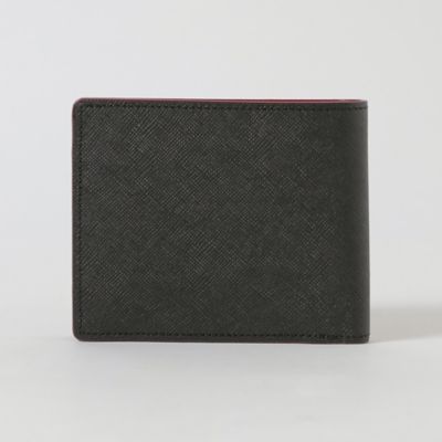 ブラックレーベルクレストブリッジ チェック二つ折り財布 ウォレット セール】エンボスチェック2つ折りウォレット（財布）｜BLACK