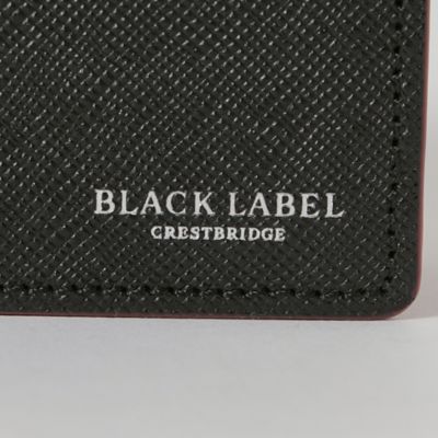 バイカラークレストブリッジチェック2つ折りウォレット
