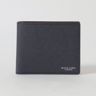 バイカラークレストブリッジチェック2つ折りウォレット