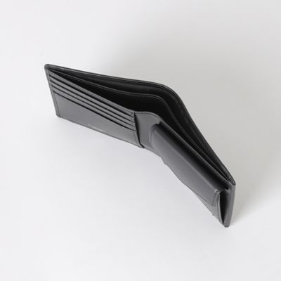 未使用 トーナルクレストブリッジチェックコインウォレット 黒 グレー レザー BLACK LABEL CRESTBRIDGE（ブラックレーベル・クレストブリッジ