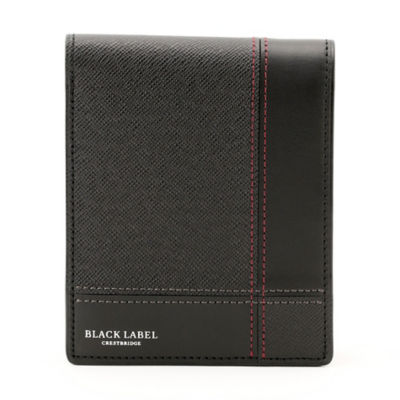 新品 ブラックレーベルクレストブリッジ 折り財布 カラーステッチ 