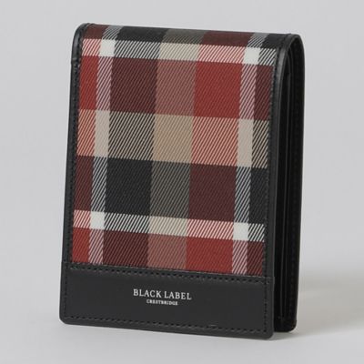 ＜BLACK LABEL CRESTBRIDGE (Men)＞【一部店舗限定】クレストブリッジチェックパスウォレット（５１２１１４８０＿＿）
