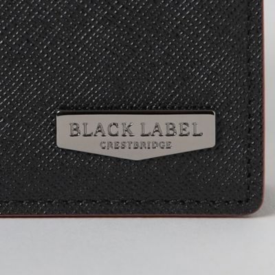 エンボスレザークレストブリッジチェックカードケース