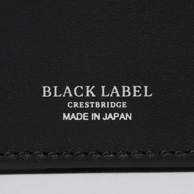 エンボスレザークレストブリッジチェックカードケース