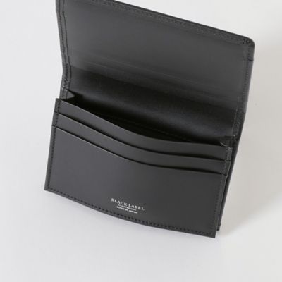 ブラックレーベルクレストブリッジ 新品ブラック カードケース / 名刺入れ 新品】 BLACK LABEL CRESTBRIDGE ブラックレーベル クレスト