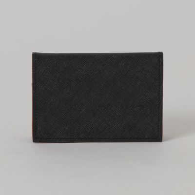 エンボスレザークレストブリッジチェックカードケース（５１２１２５２２＿＿）