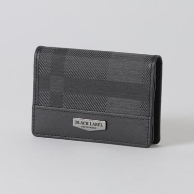 BLACK LABEL CRESTBRIDGE (Men)/ブラックレーベル・クレストブリッジ 【一部店舗限定】シャドークレストブリッジチェックカードケース(51212660__)