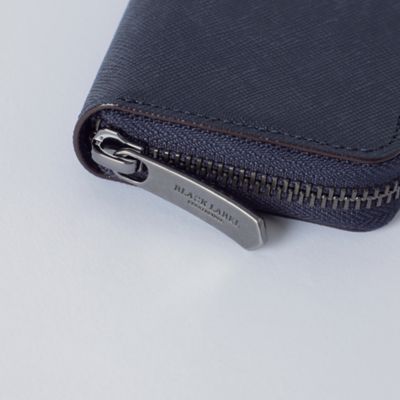 バイカラークレストブリッジチェックスマートキーケース