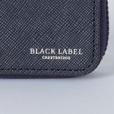 BLACK LABEL CRESTBRIDGE ネイビー キーケース バイカラークレストブリッジチェックスマートキーケース