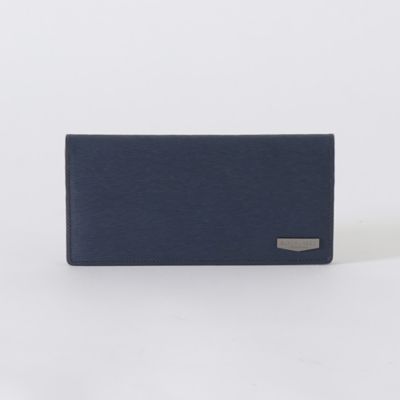 インサイドクレストブリッジチェックロングウォレット