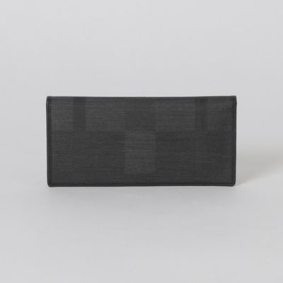 BLACK LABEL CRESTBRIDGE L字ジップ ウォレット 財布 エンボスチェックラウンドジップウォレット（ウォレット/ケース