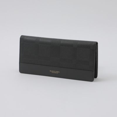 【新品・未使用】BLACK LABEL CRESTBRIDGE 長財布 エンボスチェックロングウォレット（51214623＿＿
