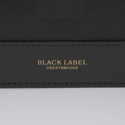 BLACK LABEL CRESTBRIDGE L字ジップ ウォレット 財布 エンボスチェックラウンドジップウォレット（ウォレット/ケース