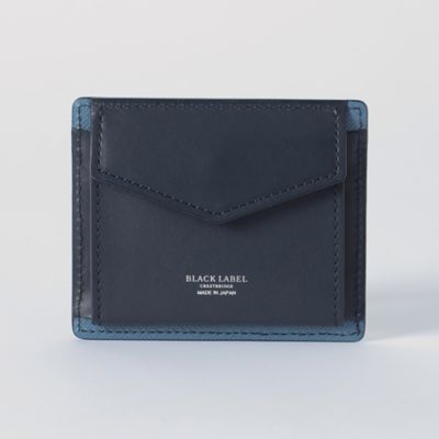 未使用　タグ付き クレストブリッジ　カジュアルパンツ　ダークネイビー　紺 S バイカラークレストブリッジチェックミニスナップウォレット