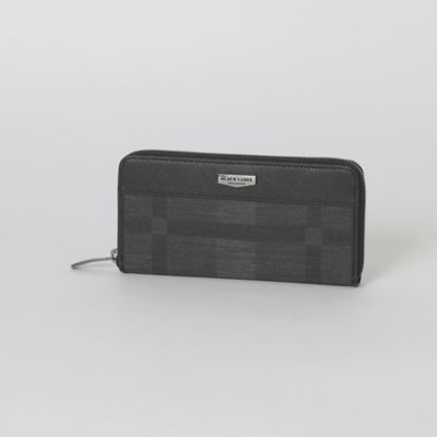 BLACK LABEL CRESTBRIDGE (Men)/ブラックレーベル・クレストブリッジ 【一部店舗限定】シャドークレストブリッジチェックラウンドジップウォレット(51219560__)