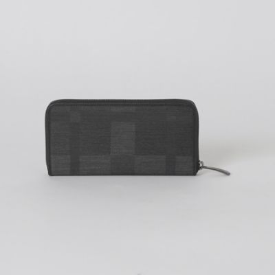 ブラックレーベルクレストブリッジ シャドーラウンドジップウォレット / 長財布 一部店舗限定】シャドークレストブリッジチェックラウンドジップ