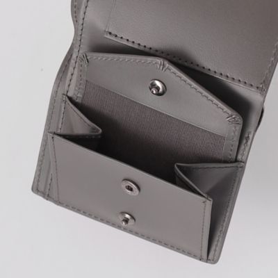新品未使用☆カラーランエンボスクレストブリッジチェック3つ折りウォレット カラーランエンボスクレストブリッジチェック3つ折りウォレット