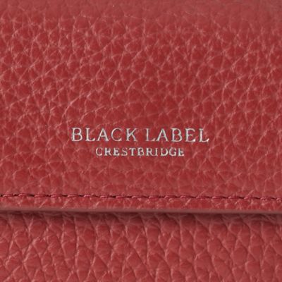オールレザ－コンビクレストブリッジチェックミニウォレット（５１２２２５２５＿＿）