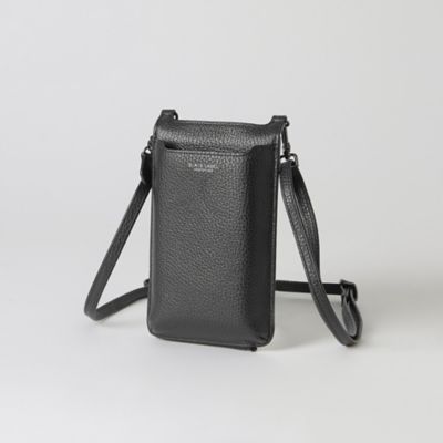 ＜BLACK LABEL CRESTBRIDGE (Men)＞スマートフォンレザーショルダーケース（５１２３０３２５＿＿）
