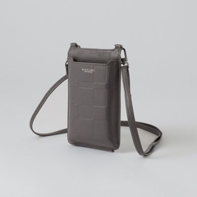 カラーランエンボスクレストブリッジチェックスマホショルダー（５１２３０４２５＿＿）