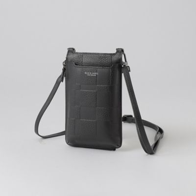 カラーランエンボスクレストブリッジチェックスマホショルダー（５１２３０４２５＿＿）