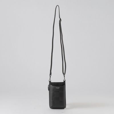 カラーランエンボスクレストブリッジチェックスマホショルダー（５１２３０４２５＿＿）