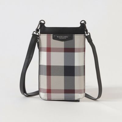 【一部店舗限定】クレストブリッジチェックナイロンツイルスマートフォンショルダーケース（５１２３０４６５＿＿）