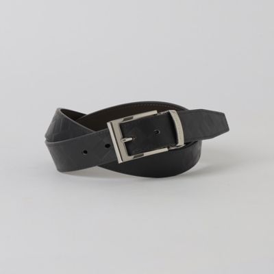 BLACK LABEL CRESTBRIDGE (Men)/ブラックレーベル・クレストブリッジ エンボスクレストブリッジチェックリバーシブルベルト(51307534__)