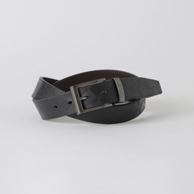 BLACK LABEL CRESTBRIDGE (Men)/ブラックレーベル・クレストブリッジ エンボスクレストブリッジチェックリバーシブルベルト（５１３０７６３４＿＿）