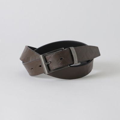 エンボスクレストブリッジチェックリバーシブルベルト（５１３０７６３４＿＿）