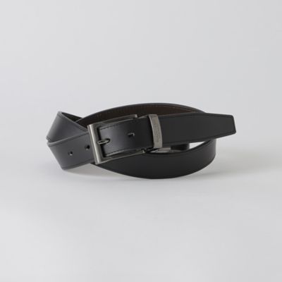 エンボスクレストブリッジチェックリバーシブルベルト
