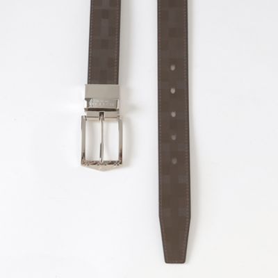 チェックバックルエンボスクレストブリッジチェックリバーシブルベルト （ベルト・サスペンダー）｜BLUE LABEL / BLACK LABEL  CRESTBRIDGE / ブルーレーベル / ブラックレーベル・クレストブリッジ ファッション通販 タカシマヤファッションスクエア