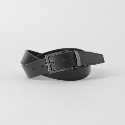 チェックバックルエンボスクレストブリッジチェックリバーシブルベルト（５１３０８５３５＿＿）