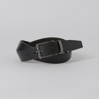 チェックバックルエンボスクレストブリッジチェックリバーシブルベルト（５１３０８５３５＿＿）