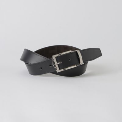 新品 ブラックレーベル クレストブリッジ リバーシブル レザーベルト 茶 調整可 ベルト/サスペンダー｜ブラックレーベル・クレストブリッジ