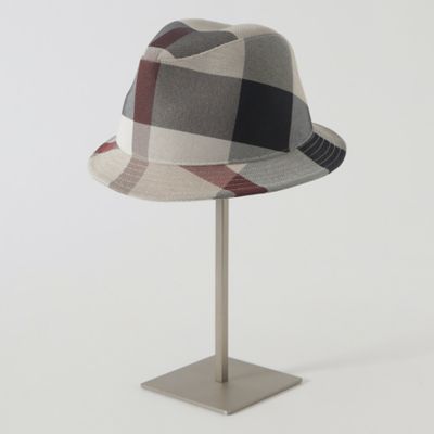 一部店舗限定】クレストブリッジチェックカラミハット