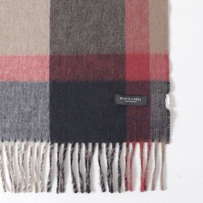 リバーシブルクレストブリッジチェック マフラー