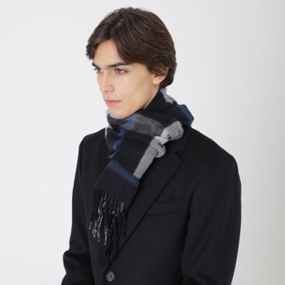 クレストブリッジチェックリバーシブルマフラー（51712676＿＿