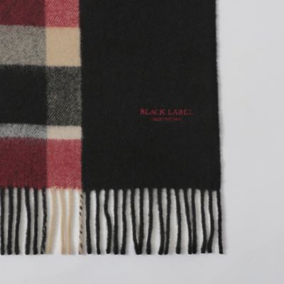 一部店舗限定】パネルクレストブリッジチェックマフラー