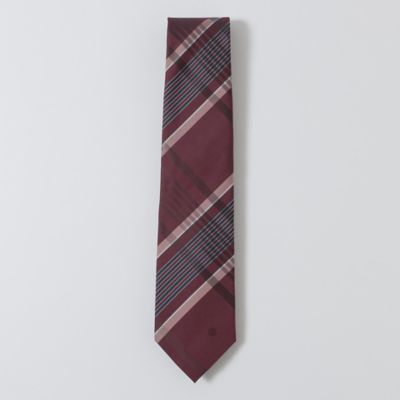 シャドーペンチェックタイ（51825446＿＿） | BLACK LABEL