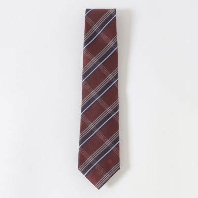 BLACK LABEL CRESTBRIDGE (Men)/ブラックレーベル・クレストブリッジ ヘリンボーンチェックタイ(51825644__)