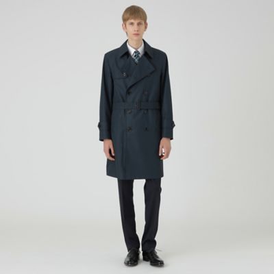 マイクロピーチギャバジンダブルトレンチコート（51A01611＿＿