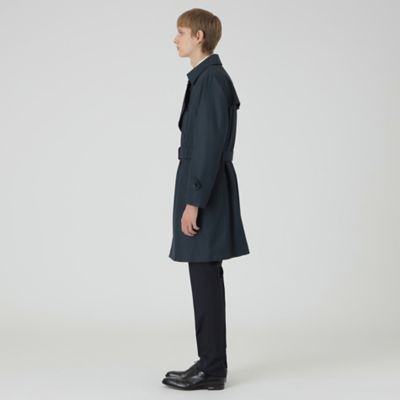 マイクロピーチギャバジンダブルトレンチコート（51A01611＿＿