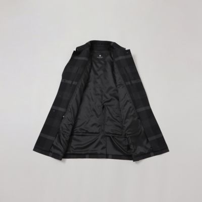 テクニカルウールクレストブリッジチェックステンカラーコート（５１Ｂ０２４０２＿＿）