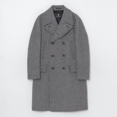 美品⭐︎BLACK LABEL CRESTBRIDGE/コートM グレンチェックツイードミリタリーコート（51B04614＿＿