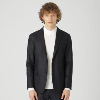 ＜BLACK LABEL CRESTBRIDGE (Men)＞Ｂａｌａｎｃｉｒｃｕｌａｒ（Ｒ）メランジツイルジャケット（５１Ｅ１４４２４＿＿）
